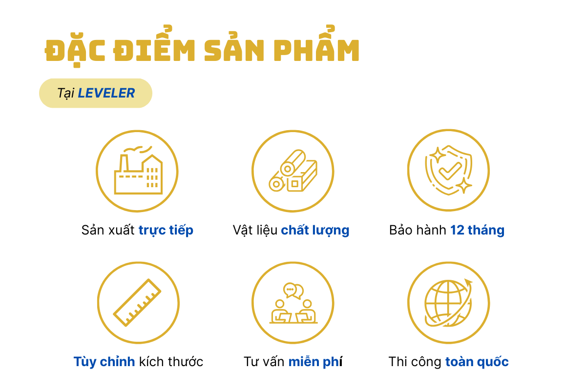 Đặc điểm sản phẩm tại LEVELER