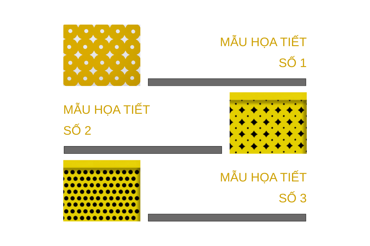 Các mẫu họa tiết tại LEVELER