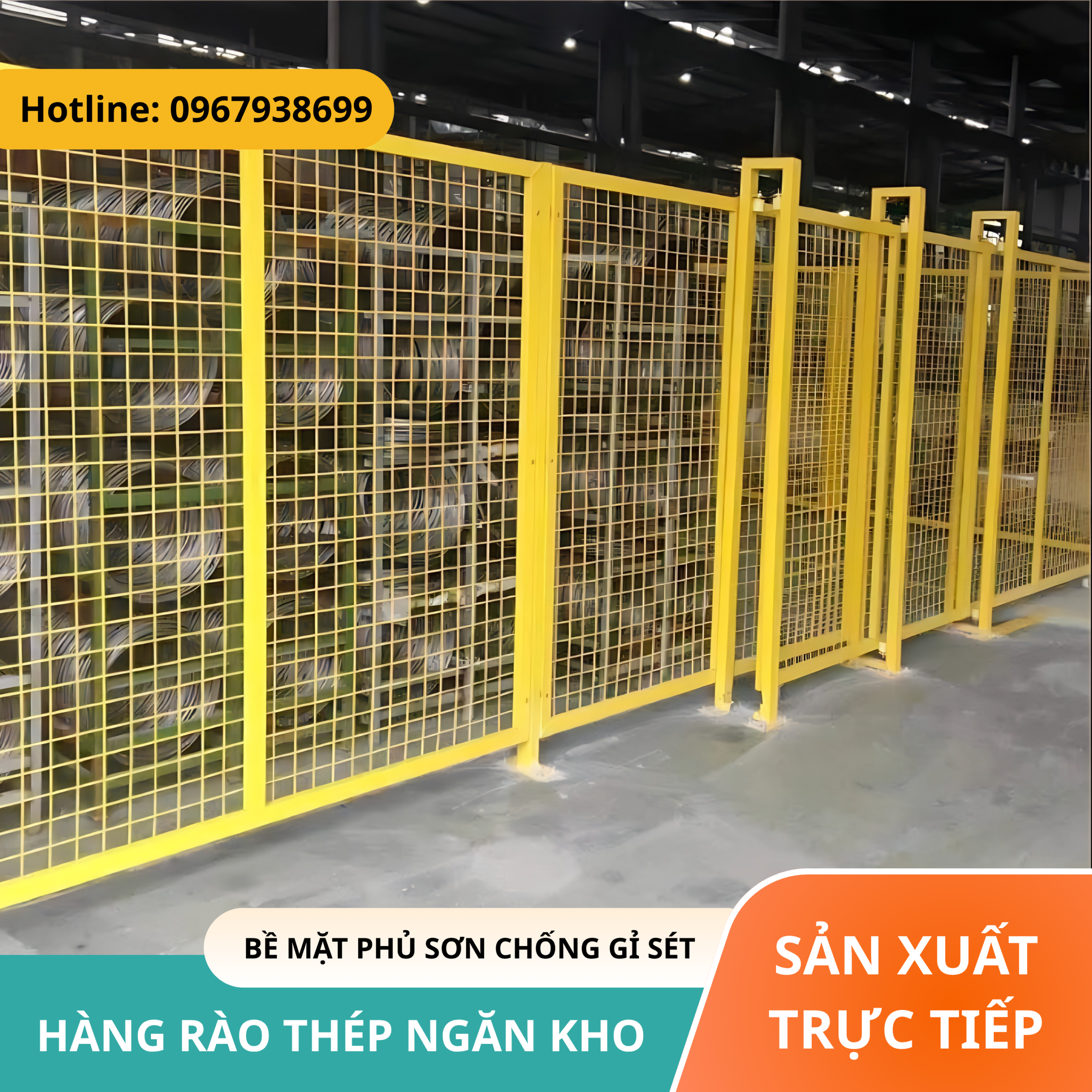 Hàng Rào Ngăn Kho CNV011 - Ảnh 2