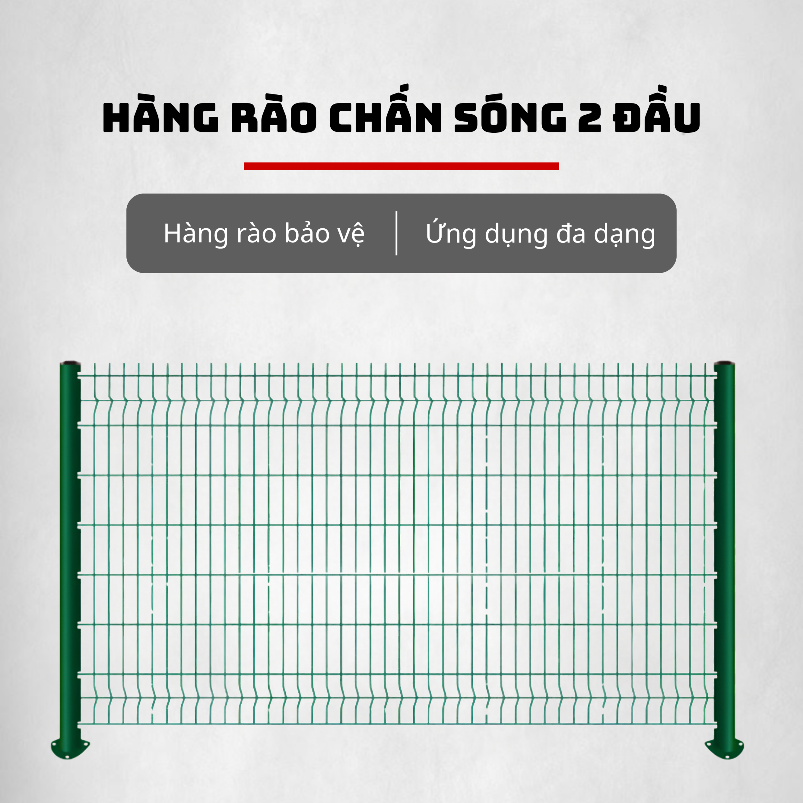 Hàng Rào Lưới Thép Chấn Sóng Đôi